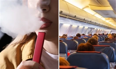 비행기에서 일회용 vapes를 가져갈 수 있습니까?